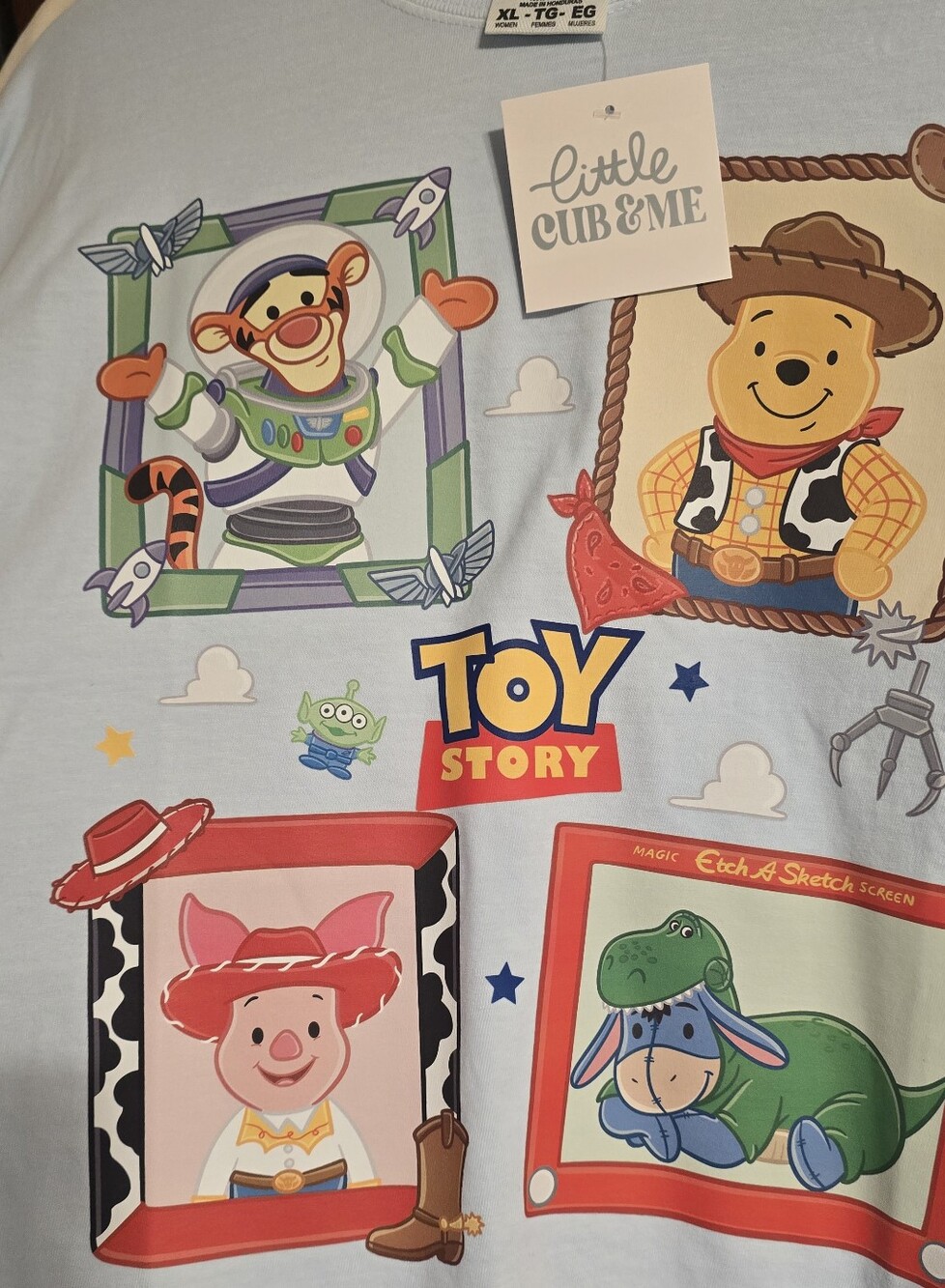 Little Cub And Me Winnie The Pooh Toy Story Tee